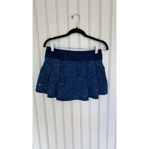 Lululemon pace rival skirt II shorts samba snake blue hero color